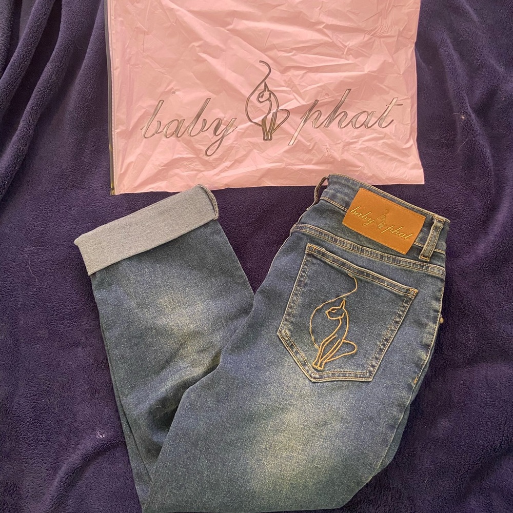 Baby Phat denim capri - Picture 3 of 4